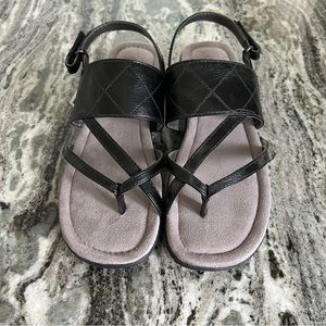 Life Stride Black Eclipse Sandal size 8